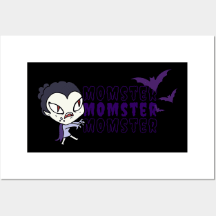 Momster Halloween Vibes! Posters and Art